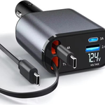 Chargeur Voiture 120W – Super Fast Charge 4-en-1
