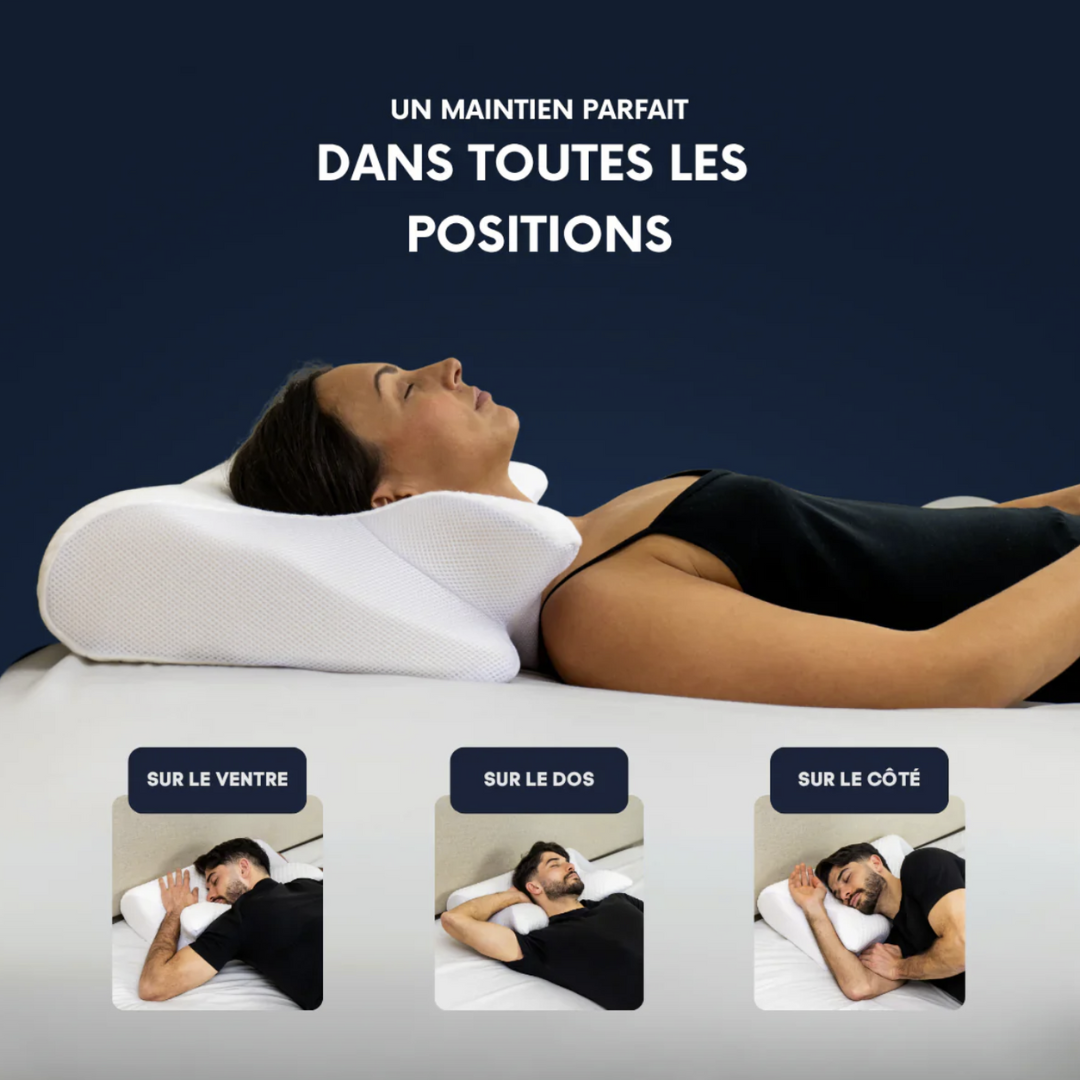 Oreiller Orthopédique Soya | Dormez Mieux, Réveillez-Vous Sans Douleurs