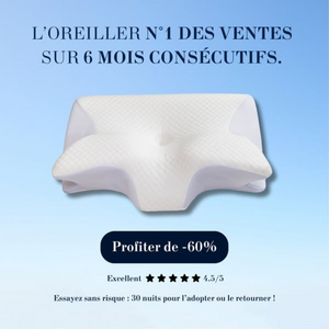 Oreiller Orthopédique Soya | Dormez Mieux, Réveillez-Vous Sans Douleurs