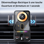 Support Charge Sans Fil 15W Intelligent pour Voiture
