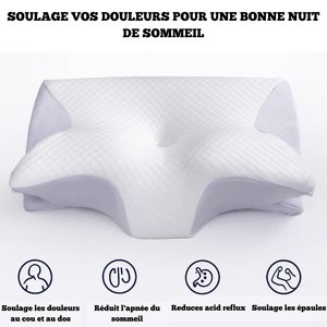 Oreiller Orthopédique Soya | Dormez Mieux, Réveillez-Vous Sans Douleurs