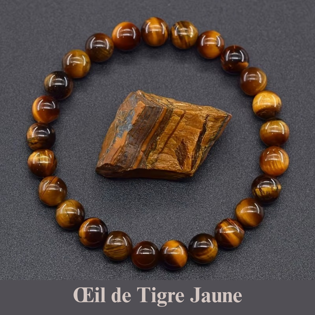 ✨ Bracelet en Pierre Naturelle – Énergie, Protection & Élégance au Quotidien